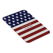 Amerikanische Flagge Patriotic 4. Juli Custom Magnet (Rechte Seite)