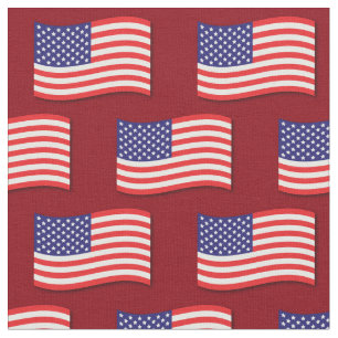 Amerikanische Flagge Patriotic 4. Juli Stoff