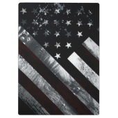 Amerikanische Flagge Patriotic Industrial Klemmbrett (Rückseite)