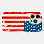 Amerikanische Flagge Patriotic Red White Blue beun Case-Mate iPhone Hülle (Rückseite (Horizontal))