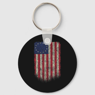 Amerikanische Flagge Patriotisch 1776 Betsy Ross U Schlüsselanhänger