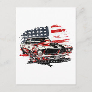Amerikanische Flagge Patriotisch  Begleitkarte