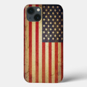 Amerikanische Flagge patriotisch Case-Mate iPhone Hülle (Rückseite)