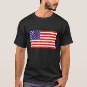 Amerikanische Flagge Patriotisch für US Men Women T-Shirt (Vorderseite)