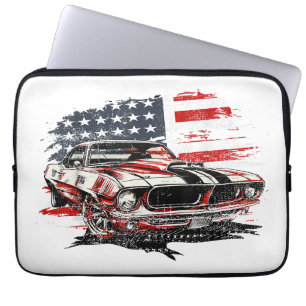 Amerikanische Flagge Patriotisch Laptopschutzhülle