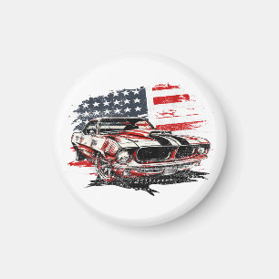 Amerikanische Flagge Patriotisch  Magnet