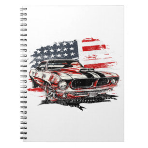Amerikanische Flagge Patriotisch Notizblock