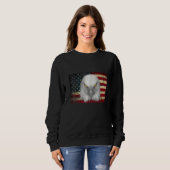 Amerikanische Flagge Patriotisch Sweatshirt (Vorne ganz)