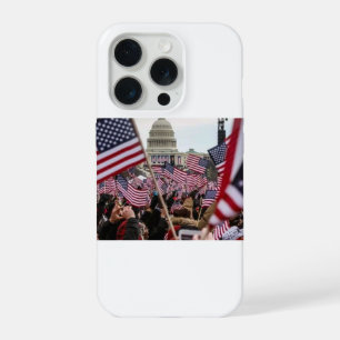 Amerikanische Flagge Patriotisch USA Kapitol Freih iPhone 15 Pro Hülle