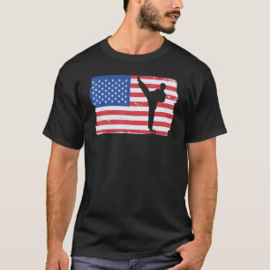 Amerikanische Flagge Patriotische amerikanische Ka T-Shirt