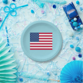 Amerikanische Flagge Patriotische Party Pappteller