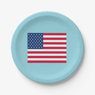 Amerikanische Flagge Patriotische Party Pappteller