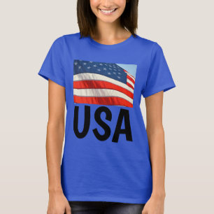 Amerikanische Flagge, Patriotische T - Shirt der U