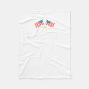 Amerikanische Flagge Patriotischer Stolz dom Fleecedecke