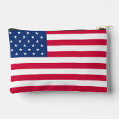 Amerikanische Flagge | PERSONALISIERT Zubehörtasche (Rückseite)