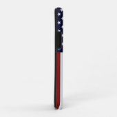 Amerikanische Flagge Persönlicher Name oder Monogr Case-Mate iPhone Hülle (Hinten/Rechts)