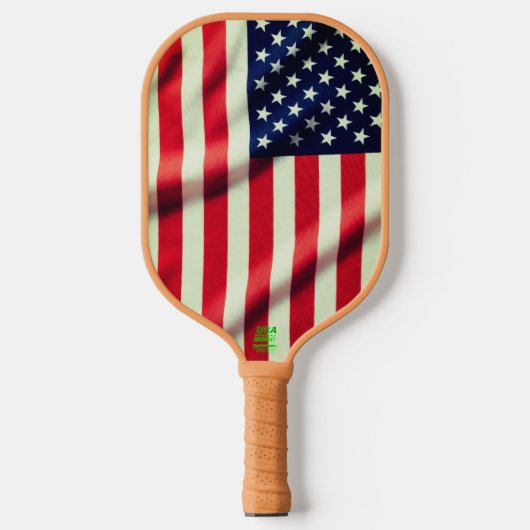 Amerikanische Flagge Pickleball Schläger (Vorderseite)