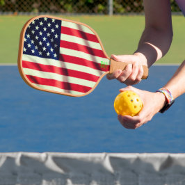 Amerikanische Flagge Pickleball Schläger