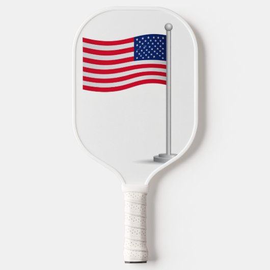 Amerikanische Flagge Pickleball Schläger (Vorderseite)