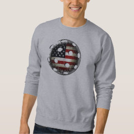 Amerikanische Flagge Pickleball Sweatshirt