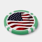 Amerikanische Flagge Pokerchips (Einzeln)