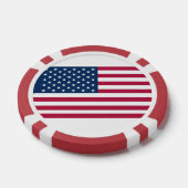 Amerikanische Flagge Pokerchips (Einzeln)