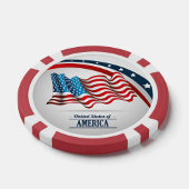 Amerikanische Flagge Pokerchips