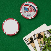 Amerikanische Flagge Pokerchips