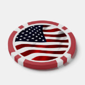 Amerikanische Flagge Pokerchips (Einzeln)