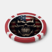 Amerikanische Flagge Pokerchips (Einzeln)