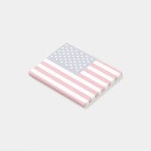 Amerikanische Flagge Post-it Klebezettel (angewinkelt)