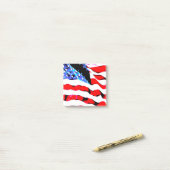 Amerikanische Flagge Post-it Klebezettel (Auf Schreibtisch)