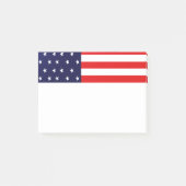 Amerikanische Flagge Post-it Klebezettel (Vorderseite)