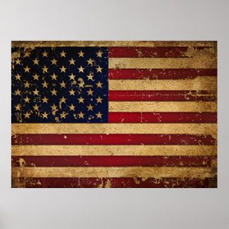 Amerikanische Flagge Poster