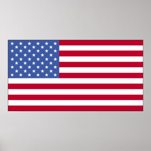 Amerikanische Flagge Poster (Vorne)