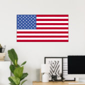 Amerikanische Flagge Poster (Heimbüro)