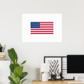 Amerikanische Flagge Poster (Heimbüro)