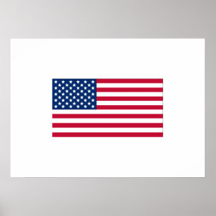 Amerikanische Flagge Poster