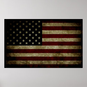 Amerikanische Flagge Poster
