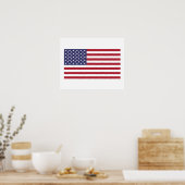 Amerikanische Flagge Poster (Küche)