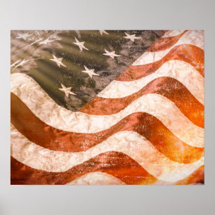 Amerikanische Flagge Poster