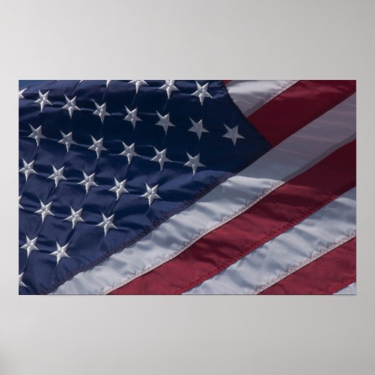 Amerikanische Flagge. Poster (Vorne)