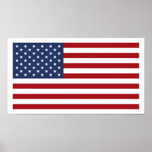 Amerikanische Flagge Poster