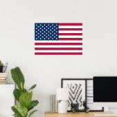 Amerikanische Flagge Poster (Heimbüro)