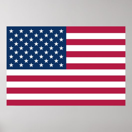 Amerikanische Flagge Poster (Vorne)