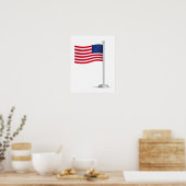 amerikanische Flagge Poster (Küche)