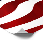 Amerikanische Flagge Poster (Ecke)