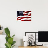 Amerikanische Flagge Poster (Heimbüro)