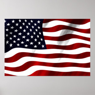 Amerikanische Flagge Poster