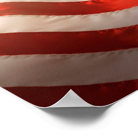 Amerikanische Flagge Poster (Ecke)